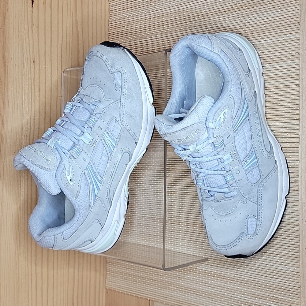 Vionic 23Walk Sneakers Vapor Blue Gray Walking Shoes sz7.5W